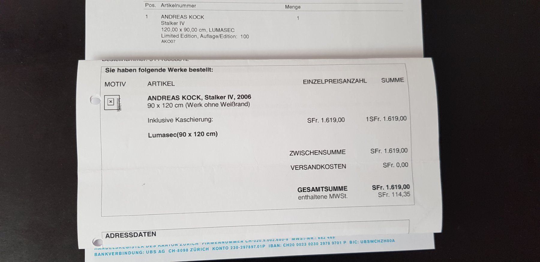 Foto & Immagini: Lumas Edition Andreas Kock Stalker IV – Usato da Ennetbürgen venduto da ruuudi01 5