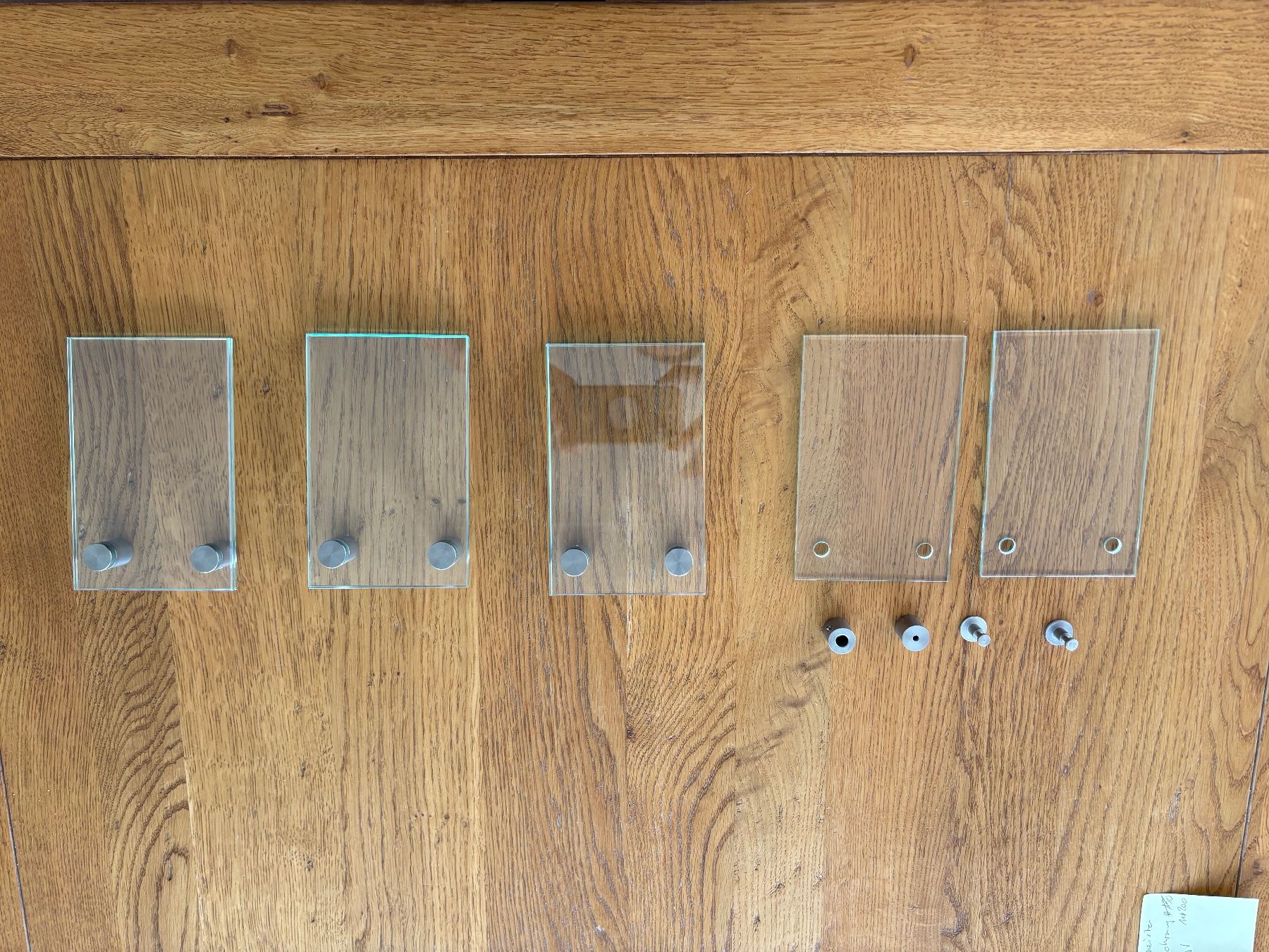 Insegne: 4x Glas Schild, variabel einsetzbar, Top Zustand! – Usato da Rämismühle venduto da daenu.g