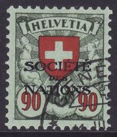 Dienstmarke SDN SBK-Nr. 23 (Wappenmuster 1922-1925)
