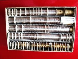 Sammlung Kiste  voll alter bis neue SCHWEIZER 5 Räppler -vor