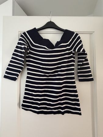 Tommy Hilfiger Pullover gestreift blau weiss Grösse M