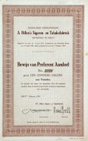 A. Hillen's Sigaren- en Tabaksfabriek, Delft - 1930