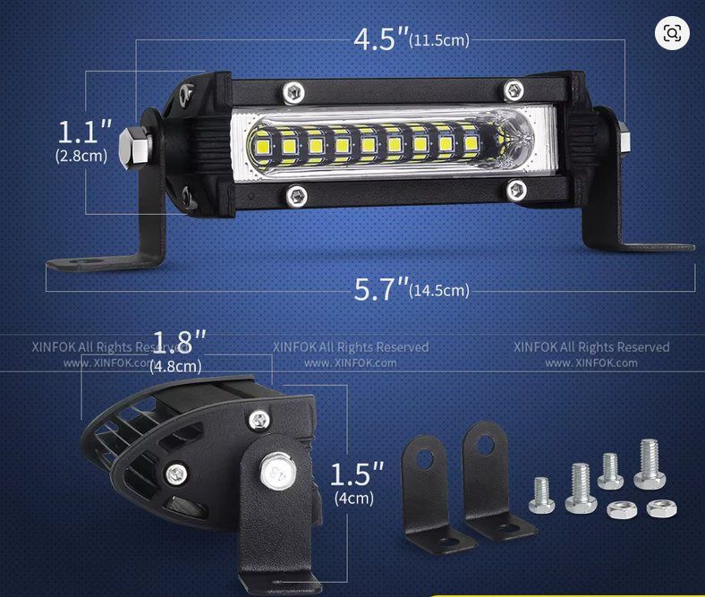 Lampade: 2x LED Mini Arbeitsleuchte 9W – Nuovo e nell'imballaggio originale da Oekingen venduto da eagle89 2