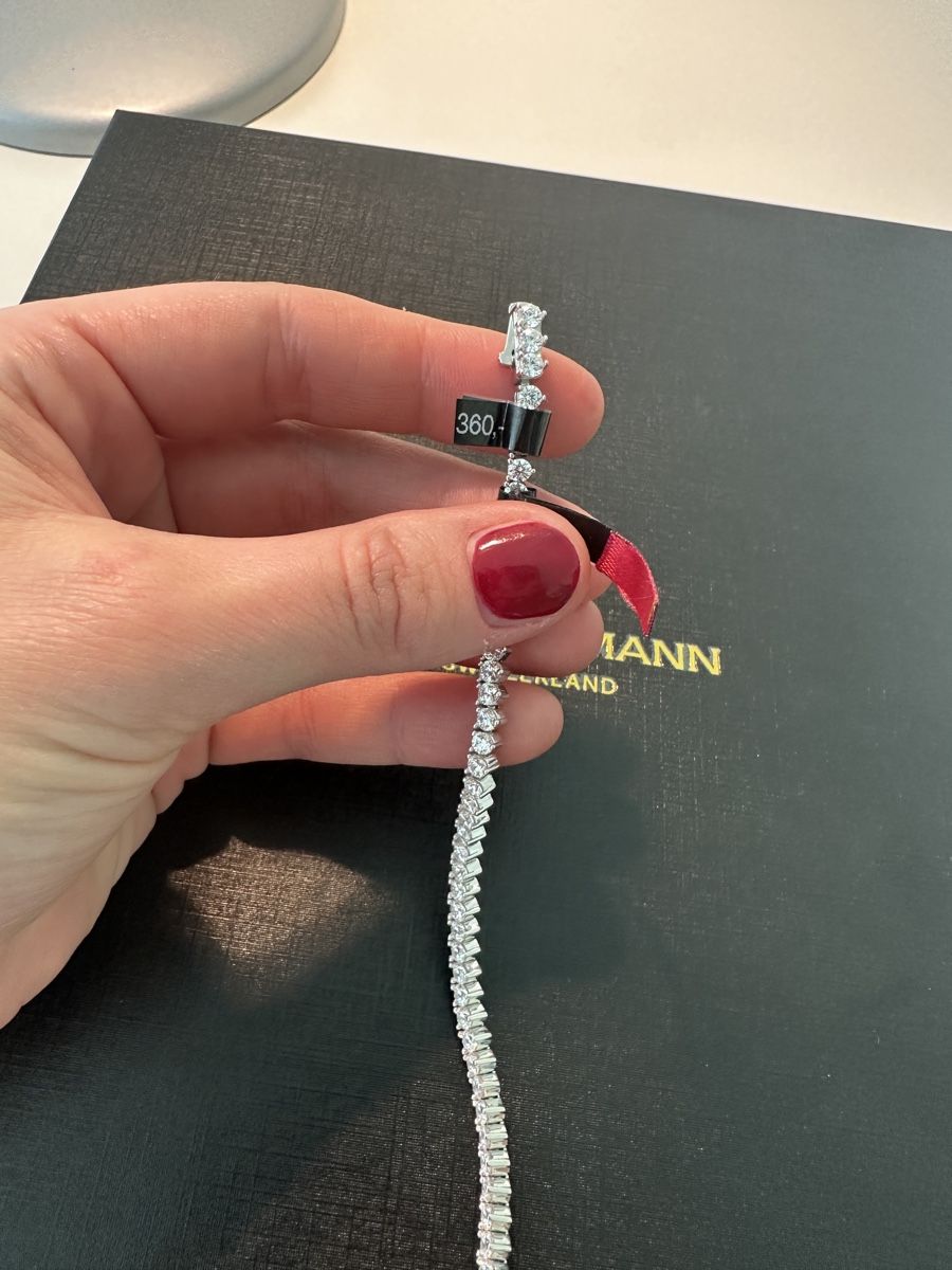 Bracciali & Braccialetti: Tennis bracelet – Nuovo e nell'imballaggio originale da Richterswil venduto da L.Staudenmann 2