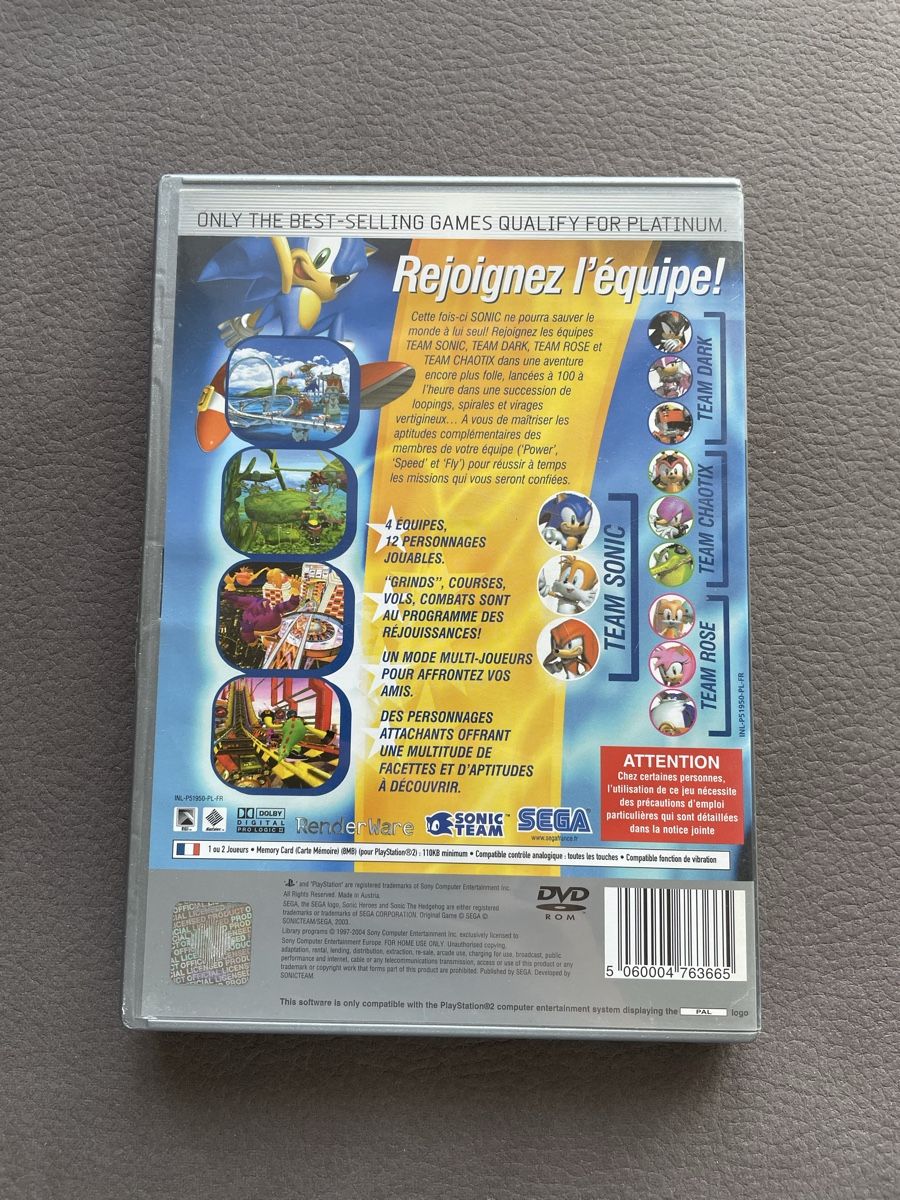 Giochi: Sonic Heroes - PS2 – Usato da Onnens VD venduto da Slyce 1