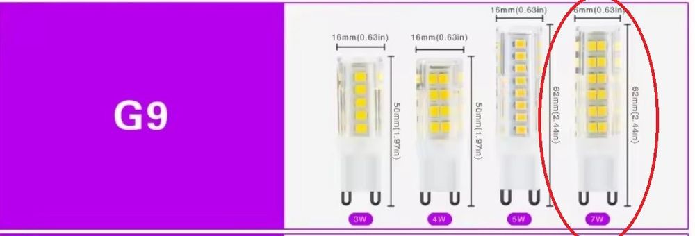 Lampes: G9 LED 7W 75LED SMD2835 Ersatz für 50W Halogen Warmweiss – Neuf avec emballage d'origine à Hinwil par RomRay 5