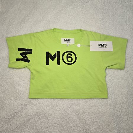 MM6 Maison Margiela T-Shirt Neon Grün, Grösse 4, Neu!