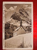 Braunwald Kirchlein mit Winterlandschaft 1917