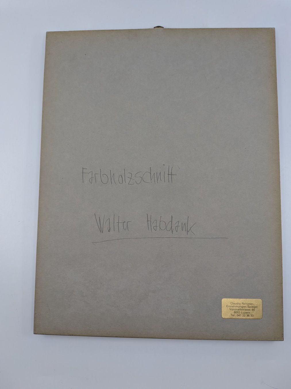 Xilografie: Farbholzschnitt Walter Habdank – Usato da Emmen venduto da magelan 3