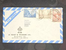 CL24 Enveloppe + Timbre Argentine 1962