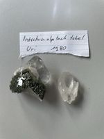 Zwei Mineraliensammlung alte aus der Schweiz