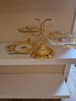 Etagere gold / Glas