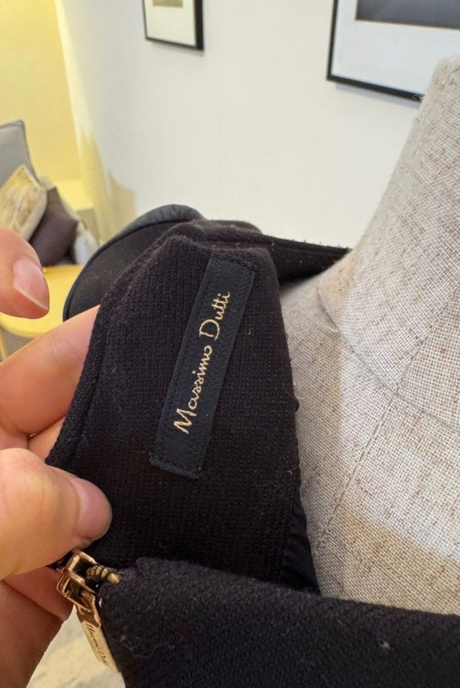 Massimo Dutti Vestiti: Massimo Dutti Kleid, schwarz, Gr. 38, – Usato da Zürich venduto da Jocki02 2