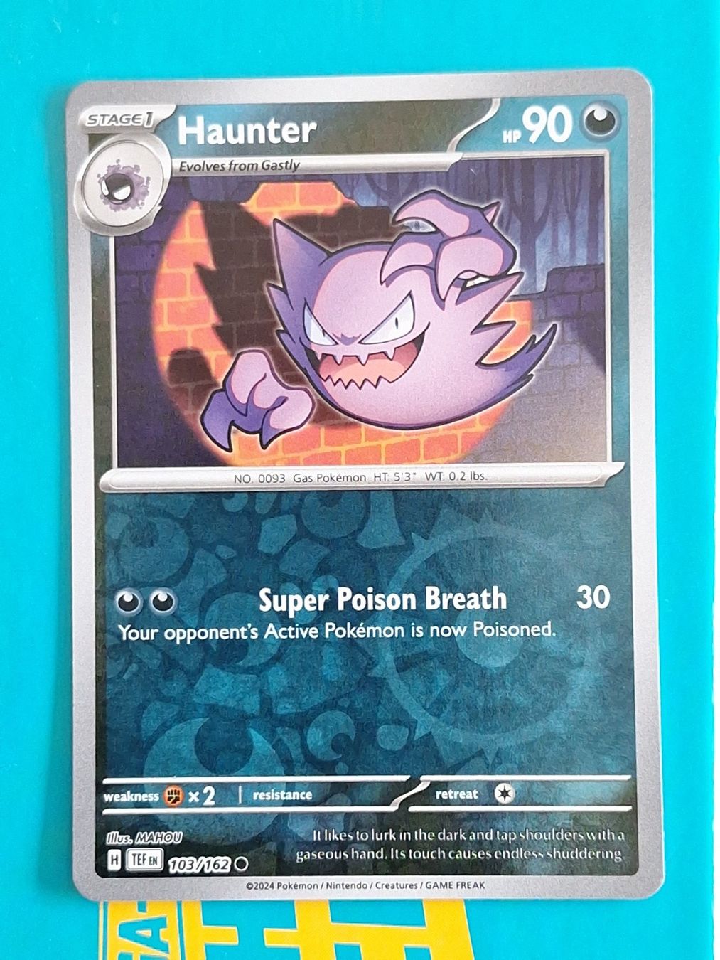 Pokémon Carte collezionabili: haunter - Pokemon Temporal Forces Reverse Holo - #2.6 – Usato da Altstätten SG venduto da GGsGameshop