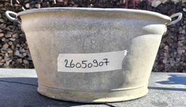 Zinkwanne / Zuber / Bottich 48 Liter