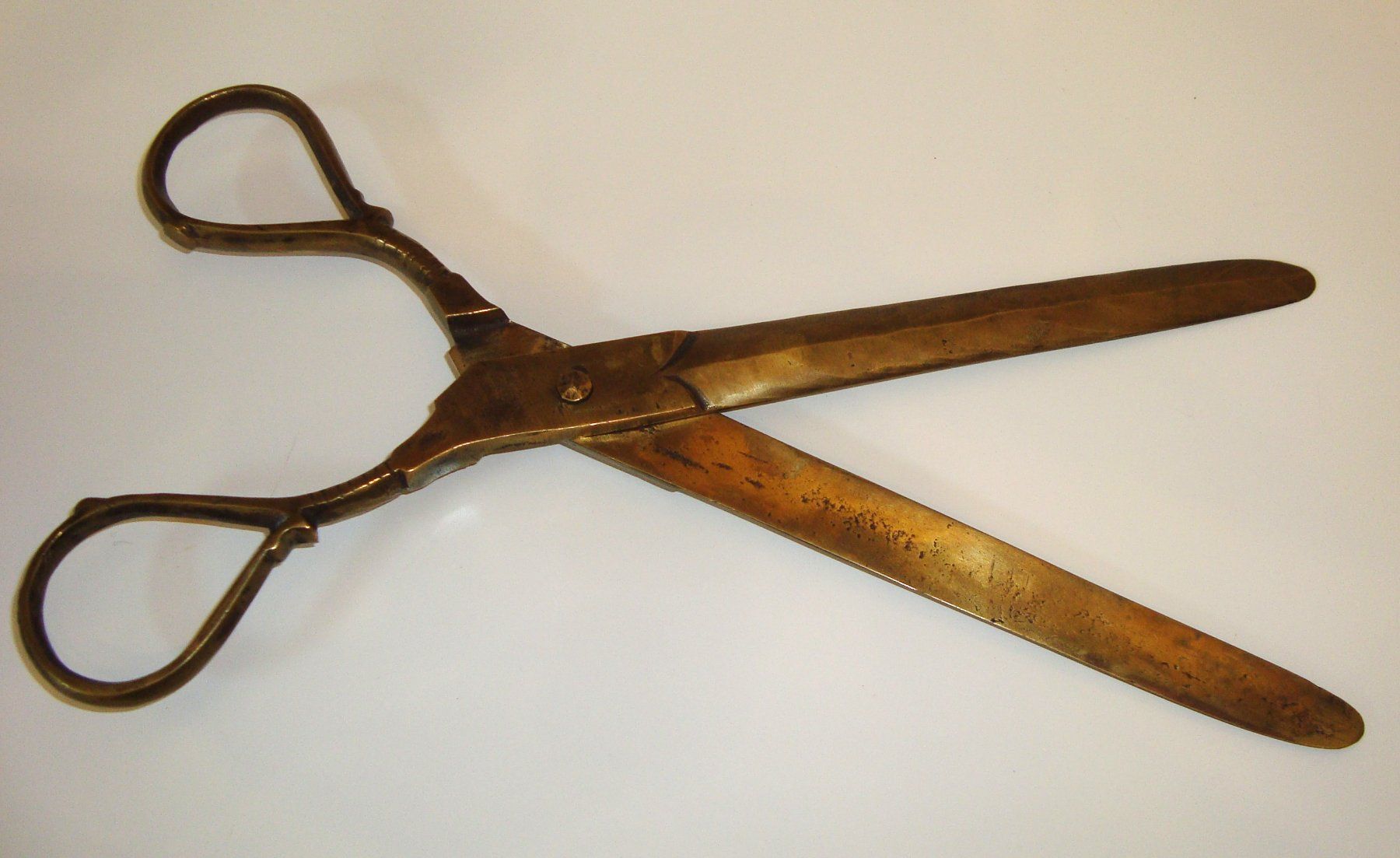 Alle Werkzeuge: sehr grosse, antike Messing - Bronze Schere – Gebraucht aus Oberdorf NW von Lufao 4