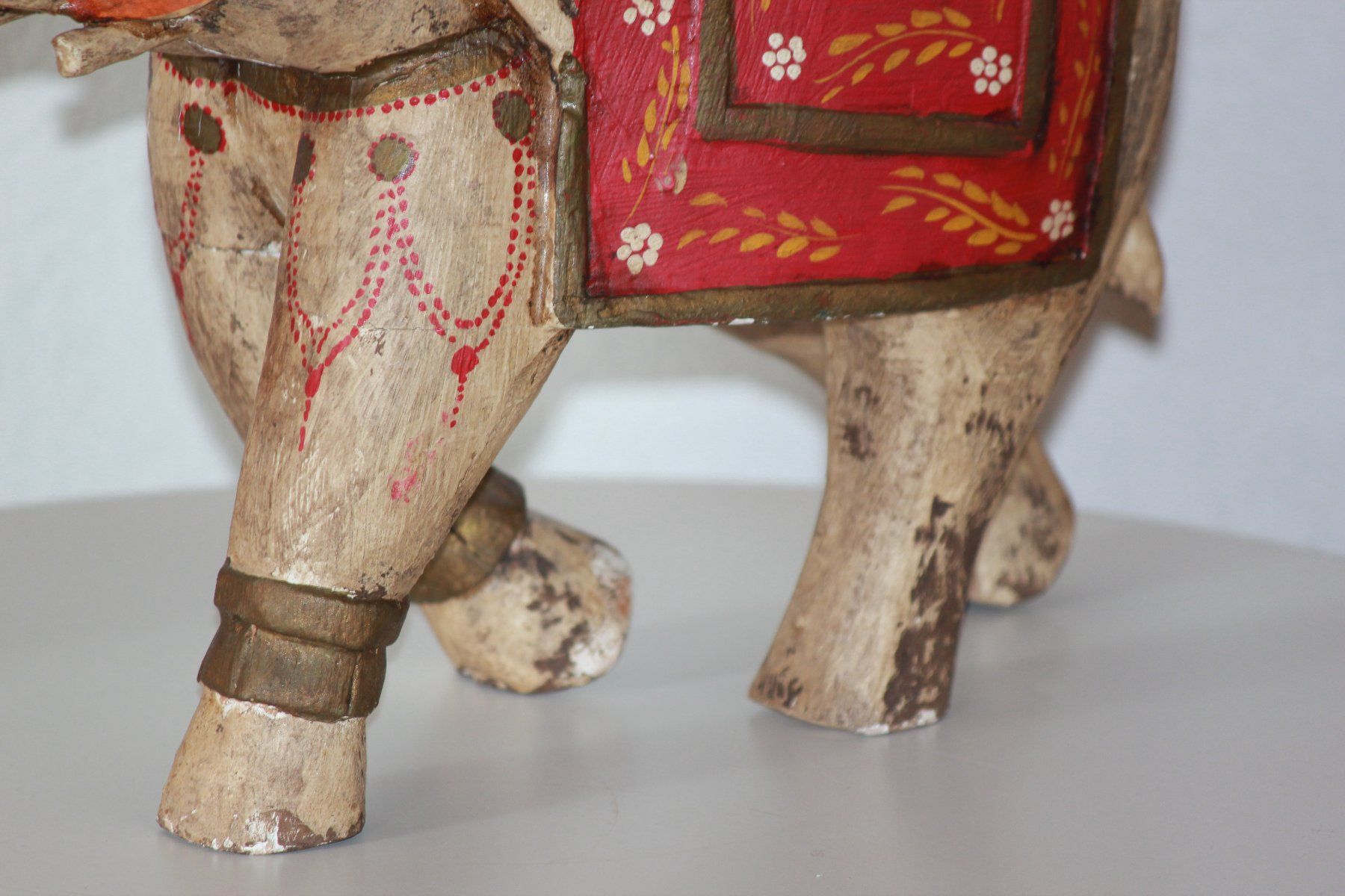 Sculture & Statue: Holz-Elefant aus Indien, weiss – Usato da Wichtrach venduto da LuckyLuke69 3