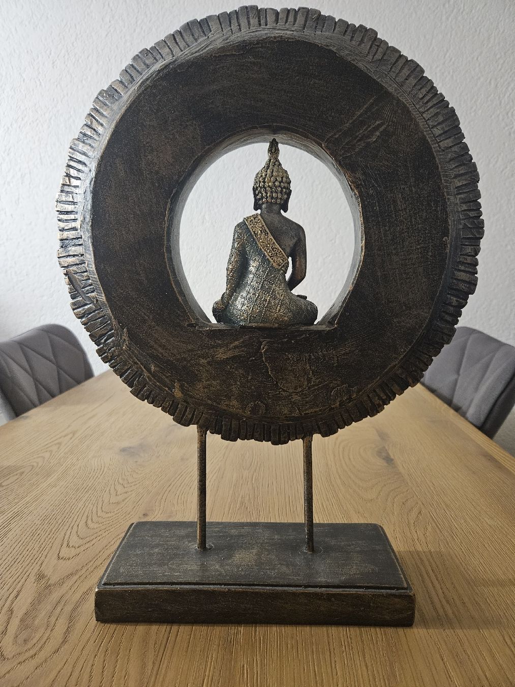 Sculture & Statue: Buddha Figur im Kreis Dekoobjekt – Nuovo (secondo la descrizione) da Rickenbach venduto da gro_gq9f 1