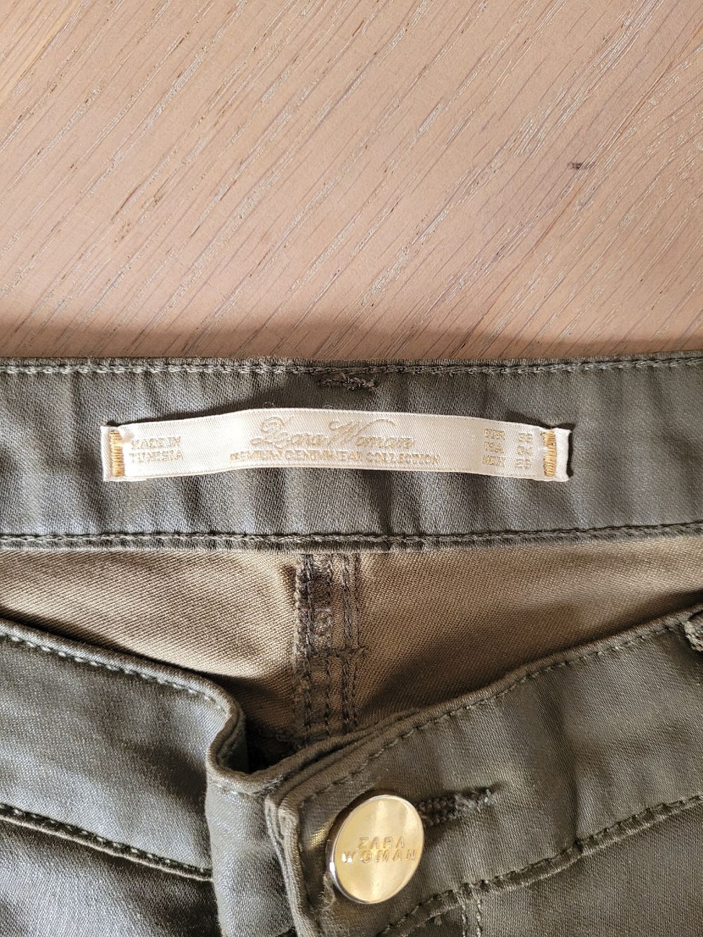 Zara Pantaloni: Khaki Zara Hose, Grösse 36 – Usato da Zürich venduto da cas_h8ty 1