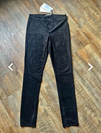 Calvin Klein Damen Hose Velourleder Imitat Gr.27 / XS / 34