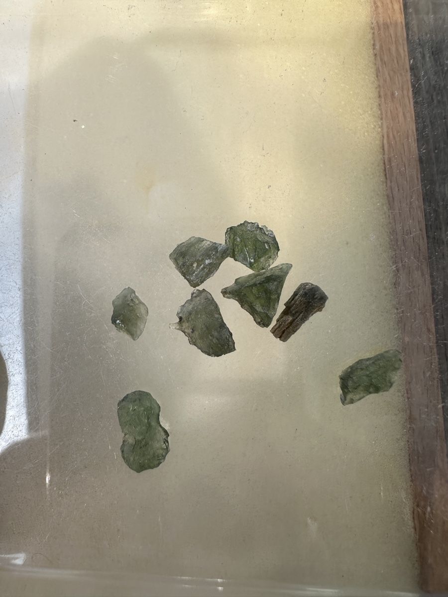Edelsteine: Mini Moldavite 8Stk./2,2g – Neu (gemäss Beschreibung) aus Jona von Moldavitsammler 2