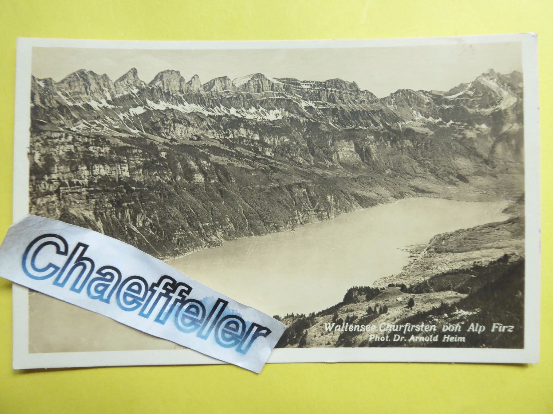 Ansichtskarten: Wallensee Churfirsten von Alp Firz – Gebraucht aus Zürich von Chaeffeler