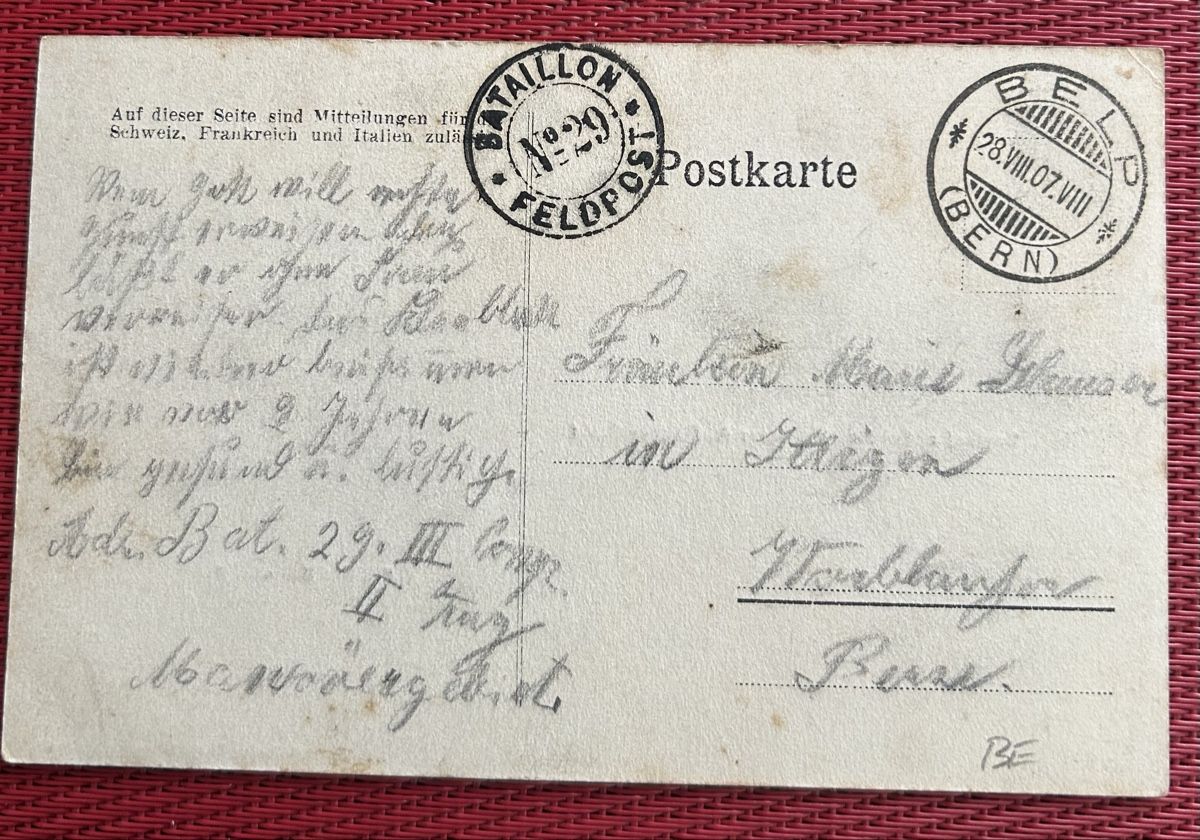 Cartes postales: Gruss aus Belp 2-Bildrig  – D'occasion à Horw par Tellbub 1