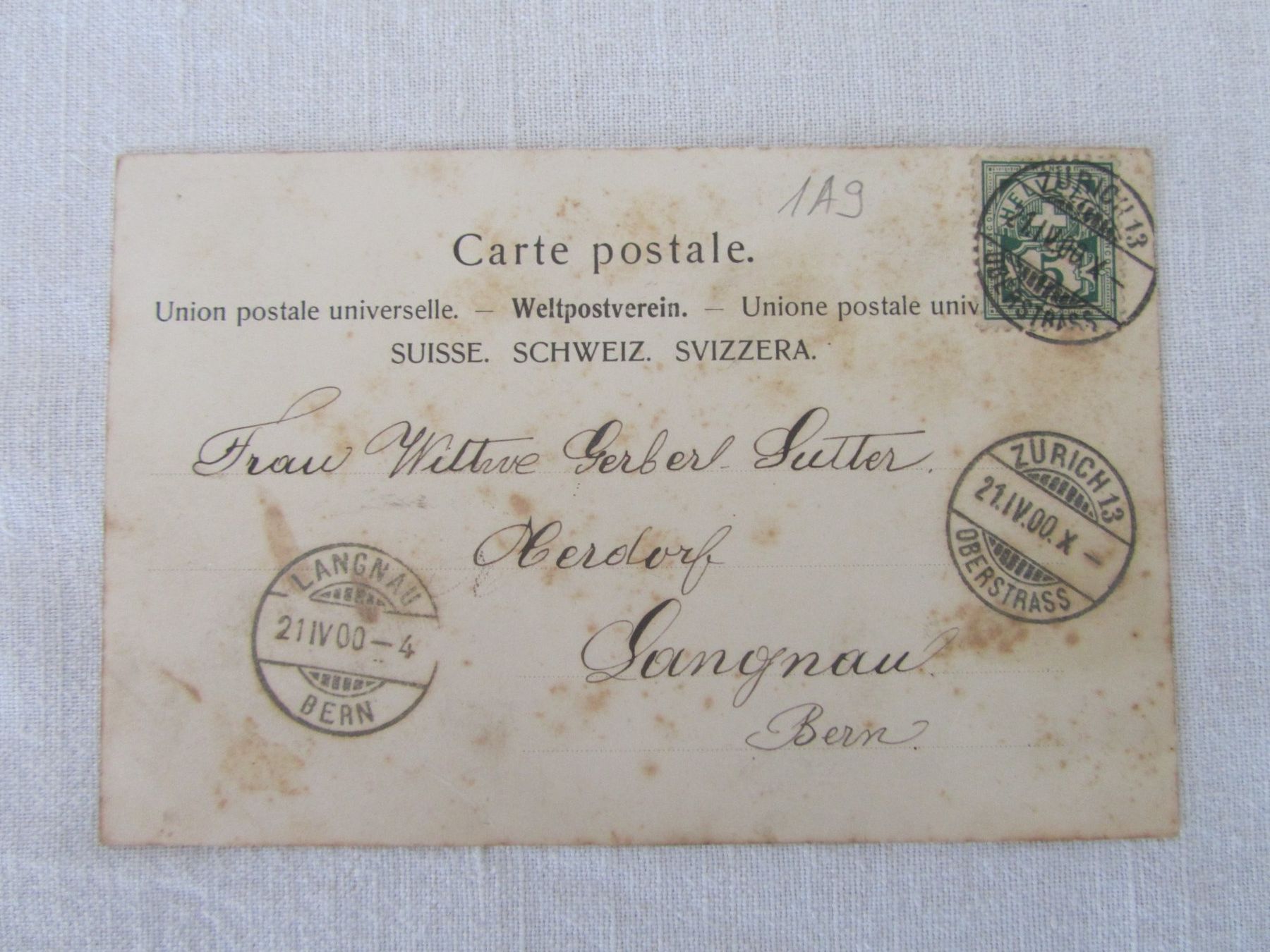 Cartoline postali: Gruss aus Wohlen, AG – Usato da Seengen venduto da mikelele 1