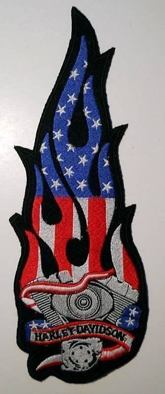 Toppe: BIKER LOT OF 2 PATCH HARLEY & BAD SKULL – Nuovo (secondo la descrizione) da Lugano venduto da YouWantUS 1