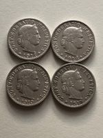 Lot mit 4 Stk. 20 Rp. ( 1911/12/13/19 )