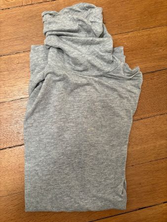 Shirt MALENE BIRGER (Langarm / Rollkragen), grau