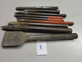 Diverse Meissel 25 bis 40 cm lang