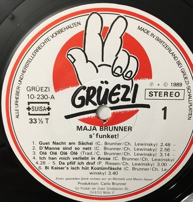 Schallplatten: Maja Brunner – s’funket! (LP) – Gebraucht aus Grüningen von azulmarron 2