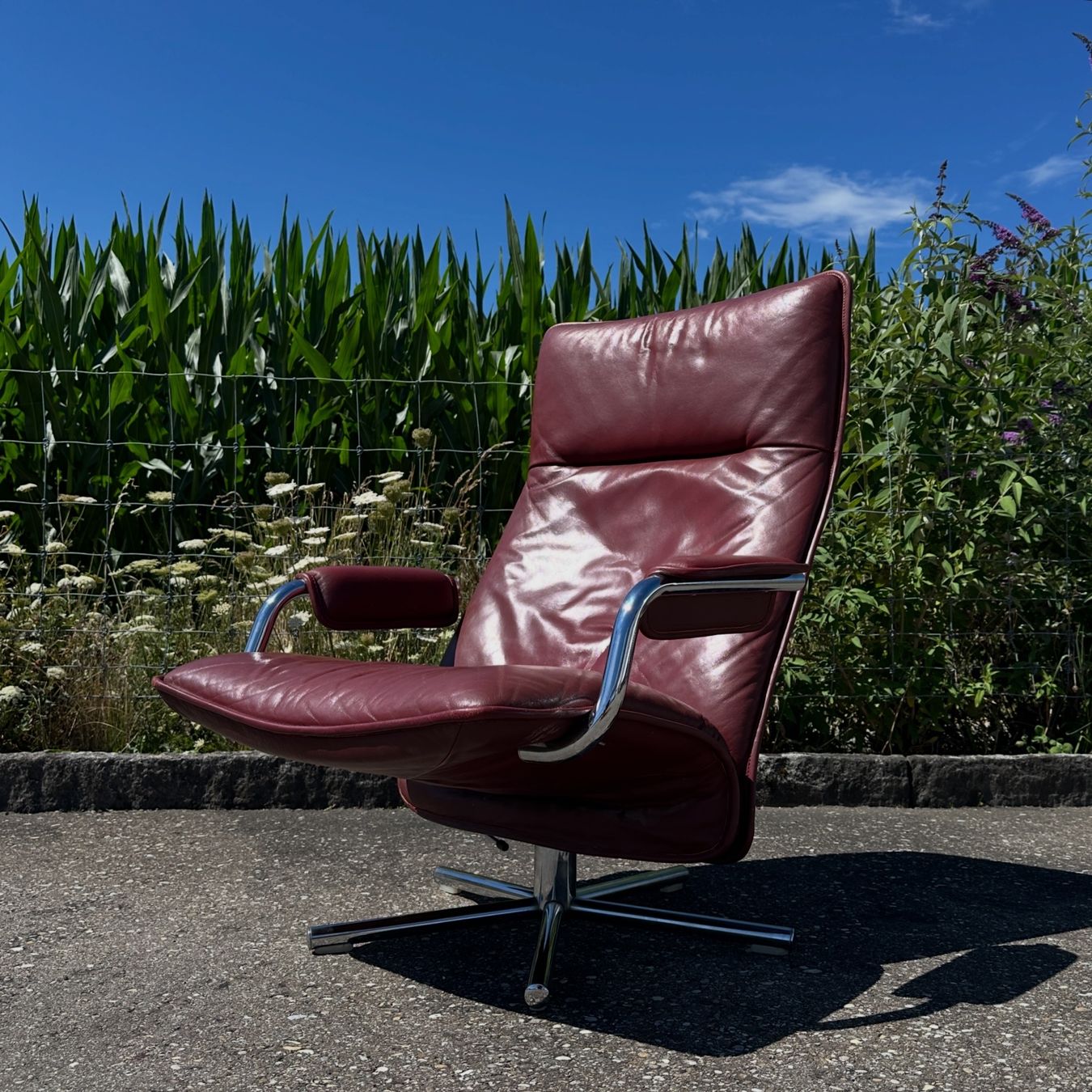 Poltrone: Vintage Ledersessel / Loungesessel – Usato da Zürich venduto da frauflufelberg