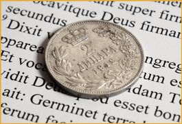 2 Dinar 1912 Serbien TOP Lot 4