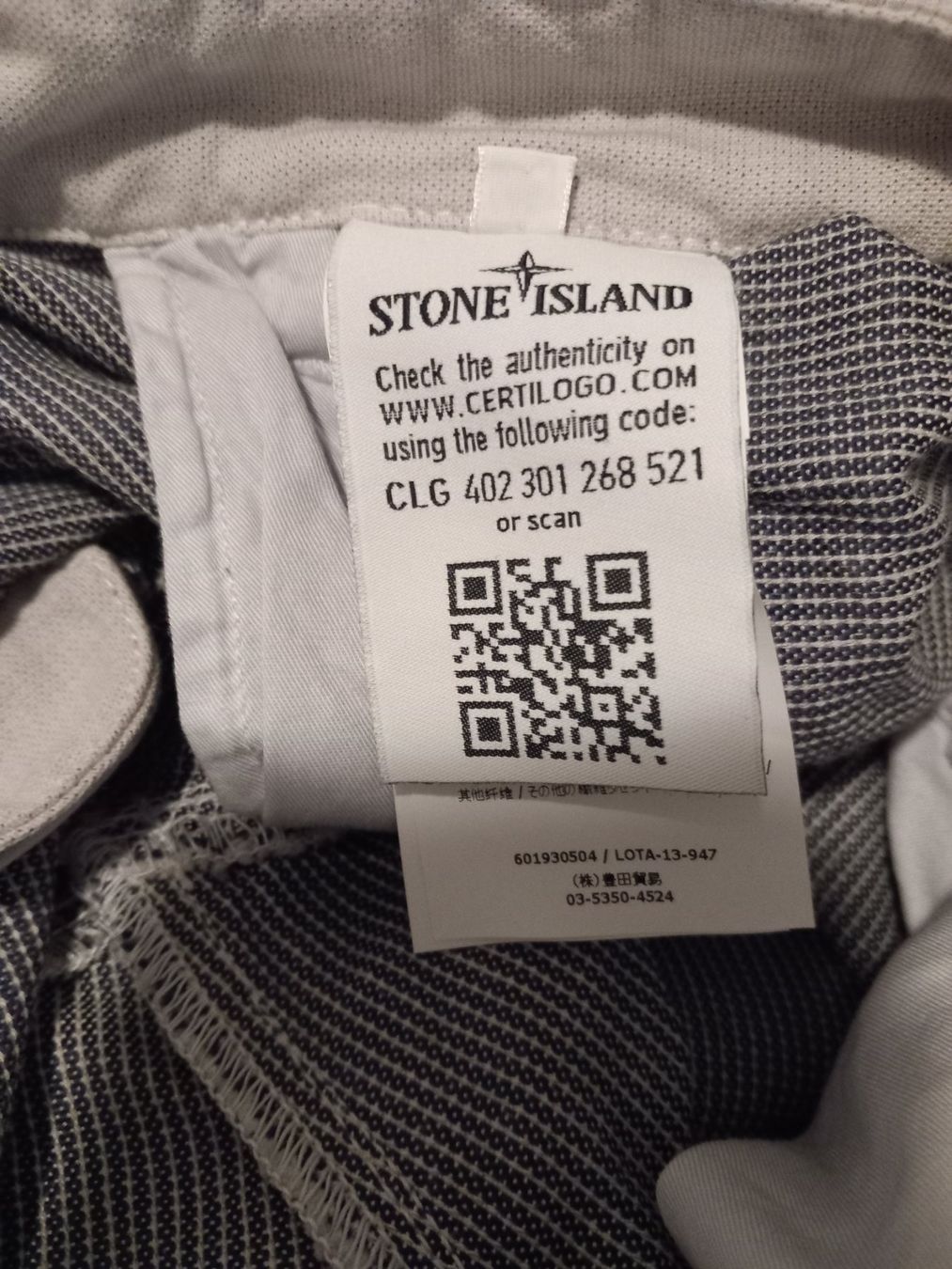 Stone Island Hosen: Pantalon Stone Island taille 48 – Gebraucht aus Le Grand-Saconnex von Rgt87 4