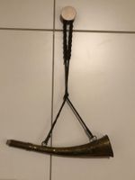 Antikes Jagdhorn, Länge 35 cm, funktionstüchtig