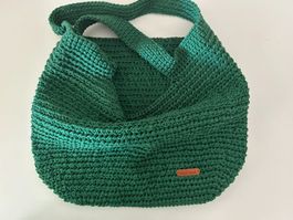 Grand sac en crochet de coton épais fait main – model unique
