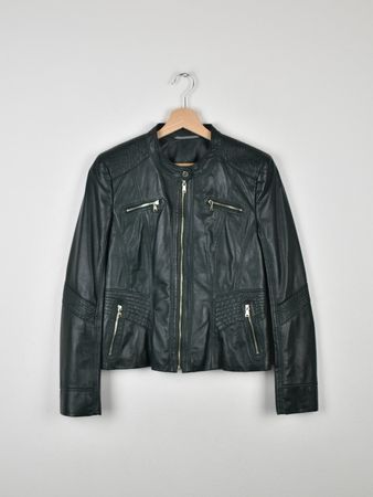 Gerry Weber Lederjacke, dunkelgrün, Gr.36, ungetragen