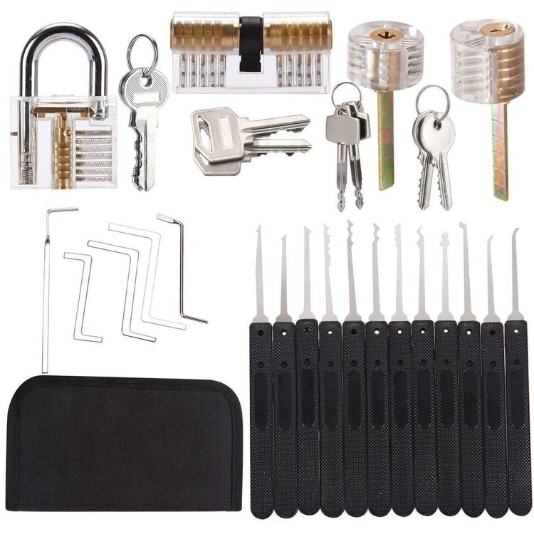 Lockpicking-Set Aus Edelstahl - 10-teilig Für Sicherheits- & Drehscheibenschlösser