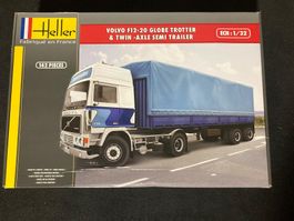 Volvo F12-20 Globetrotter&Twin-Axle semi Trailer von Heller