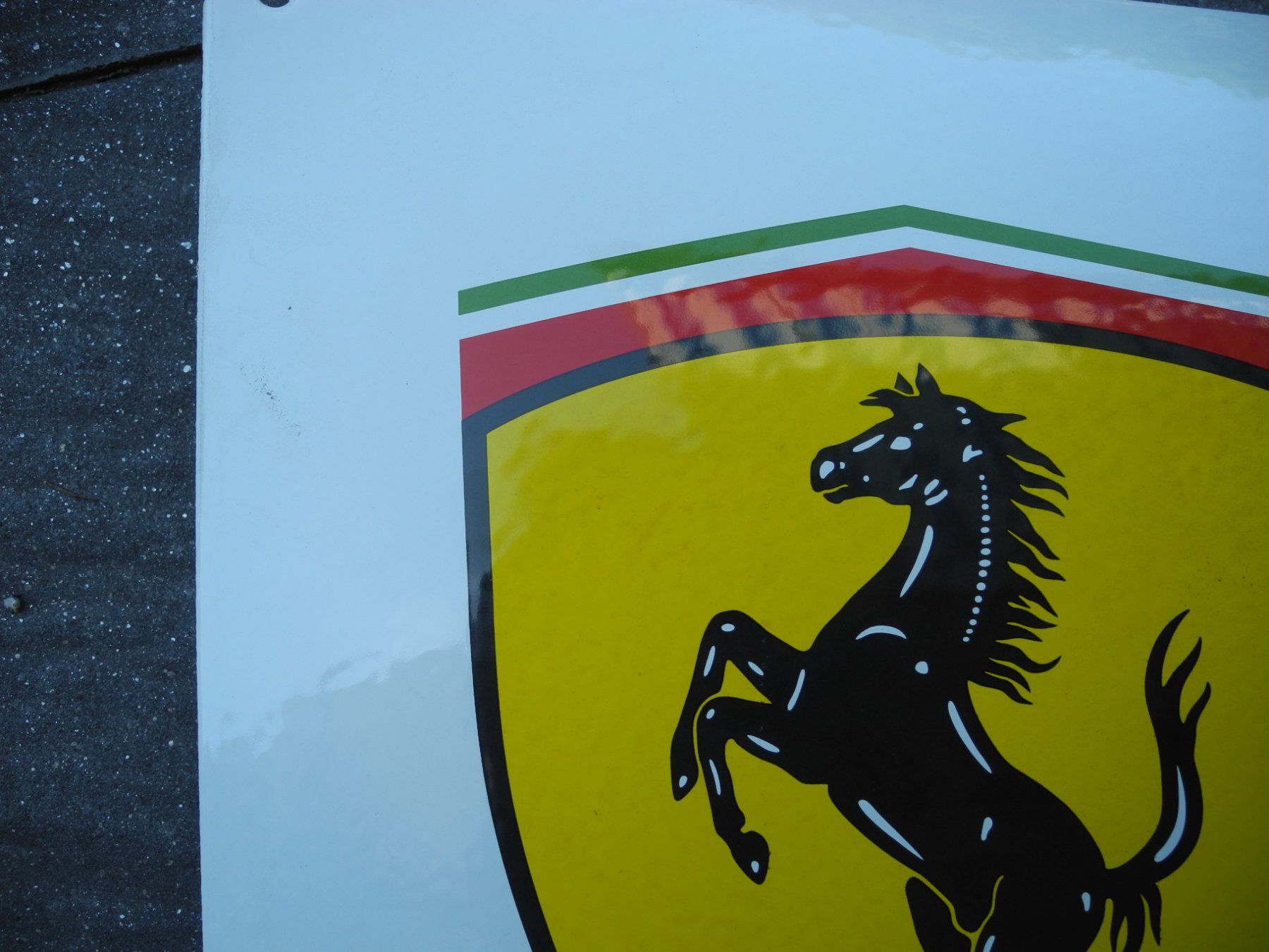 Ferrari Schilder: XXL FERRARI EMAILSCHILD – Neu (gemäss Beschreibung) aus Reinach AG von Huckleberrysix 3