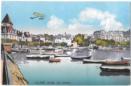Lausanne Ouchy mit Flugzeug