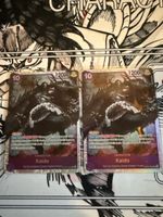 2x One Piece TCG Kaido OP17-062 SR Karten