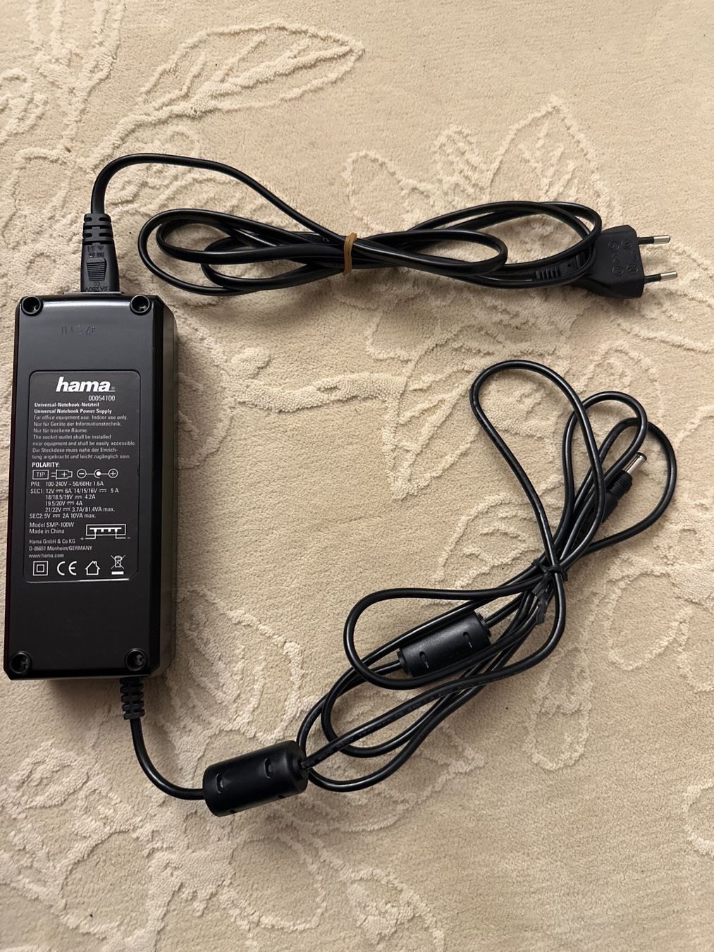 Caricabatterie: Hama Universal-Netzteil 100W - Top Zustand! – Usato da Ebikon venduto da zrg_vv7h