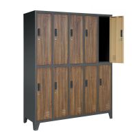 Schliessfachschrank 10er Spind Umkleideschrank AH10