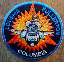 NASA Columbia Mission Aufnäher (Patch)  10,5 cm Durchmesser