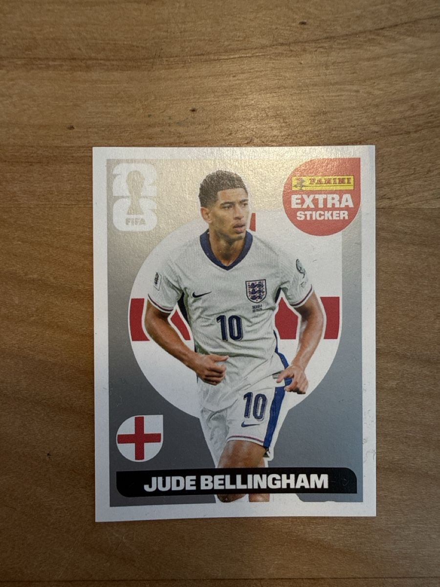 Panini Carte collezionabili: FIFA WORLD CUP 2026 EXTRASTICKER BELLINGHAM – Usato da Winterthur venduto da Nangooblu