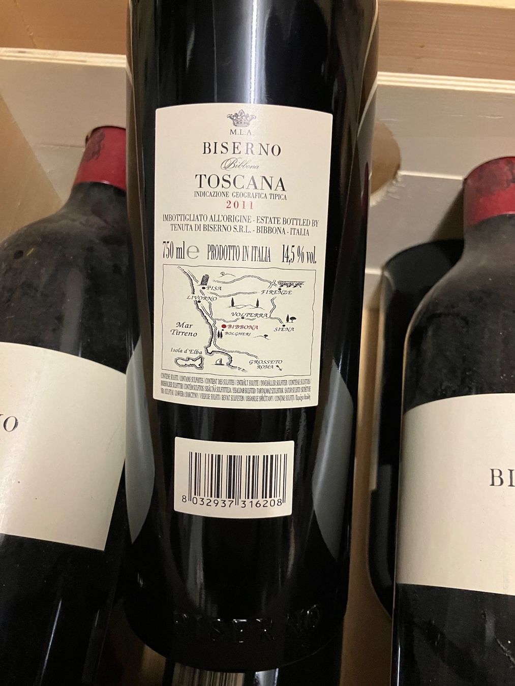 Vino: Biserno 2011 Bolgheri rosso – Usato da Rancate venduto da FiorAngela011 1