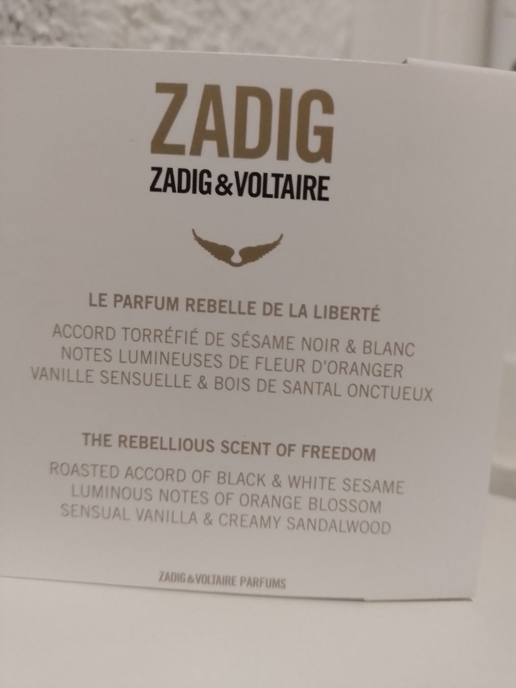 Zadig & Voltaire Profumi & Eau de Toilette: Zadig perfume Zadig & Voltaire 0,6 ml. probe – Nuovo e nell'imballaggio originale da Flums venduto da Inna77 1